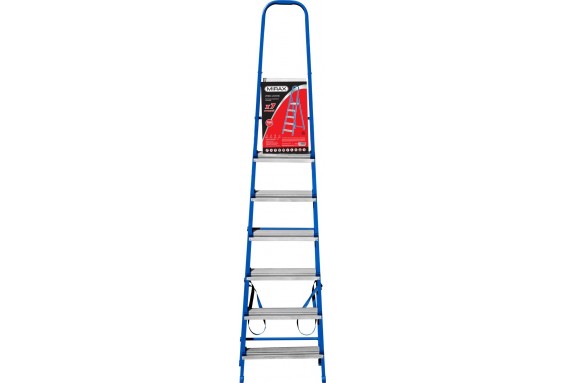 38800-06 Лестница стремянка стальная ,6 ступени,121 см.