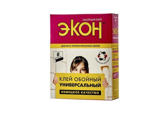 7550 Клей обойный "ЭКОН Универсальный" 450 г (Россия)