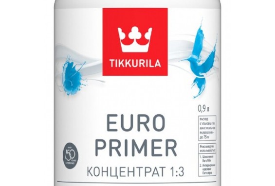 Грунтовка TIKKURILA EURO PRIMER 0,9 л концентрат
