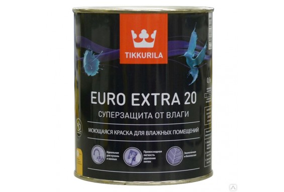 Краска TIKKURILA EURO 20 A 0,9 л